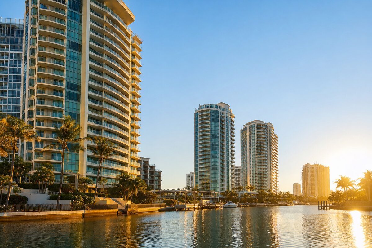 Gold Coast waterfront high-rise apartments